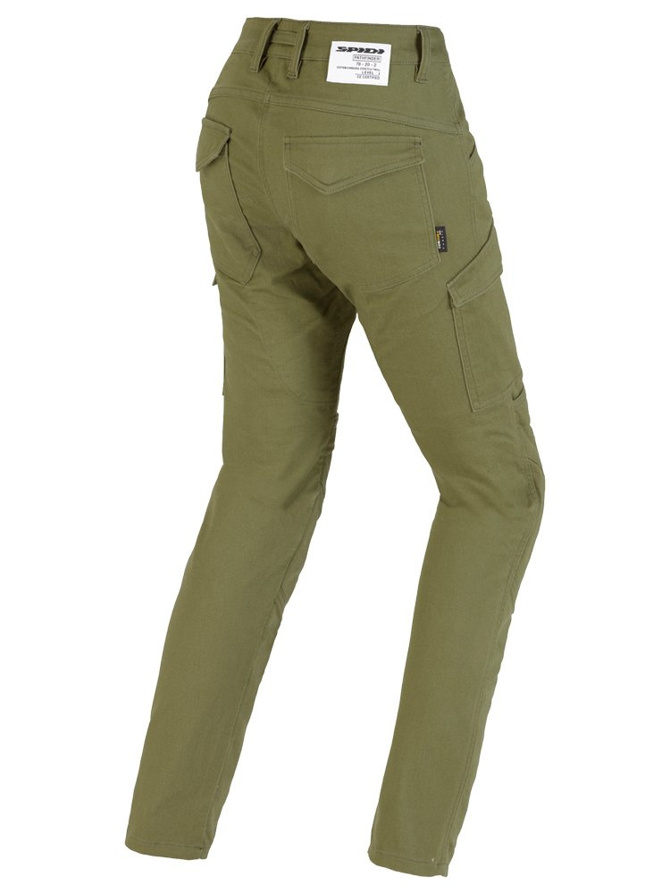 Jeansy motocyklowe damskie Spidi Pathfinder Lady zielone