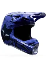 Kask enduro Fox V1 Diffuse czarno-fioletowy