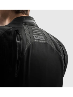 Kurtka motocyklowa tekstylna Rebelhorn Borg II czarna