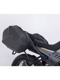 Zestaw: kufry boczne + stelaże ABS Aero System SW-Motech Moto Guzzi Stelvio (23-)