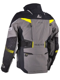 Kurtka motocyklowa tekstylna Touratech Companero Rambler Pro szaro-czarno-żółta