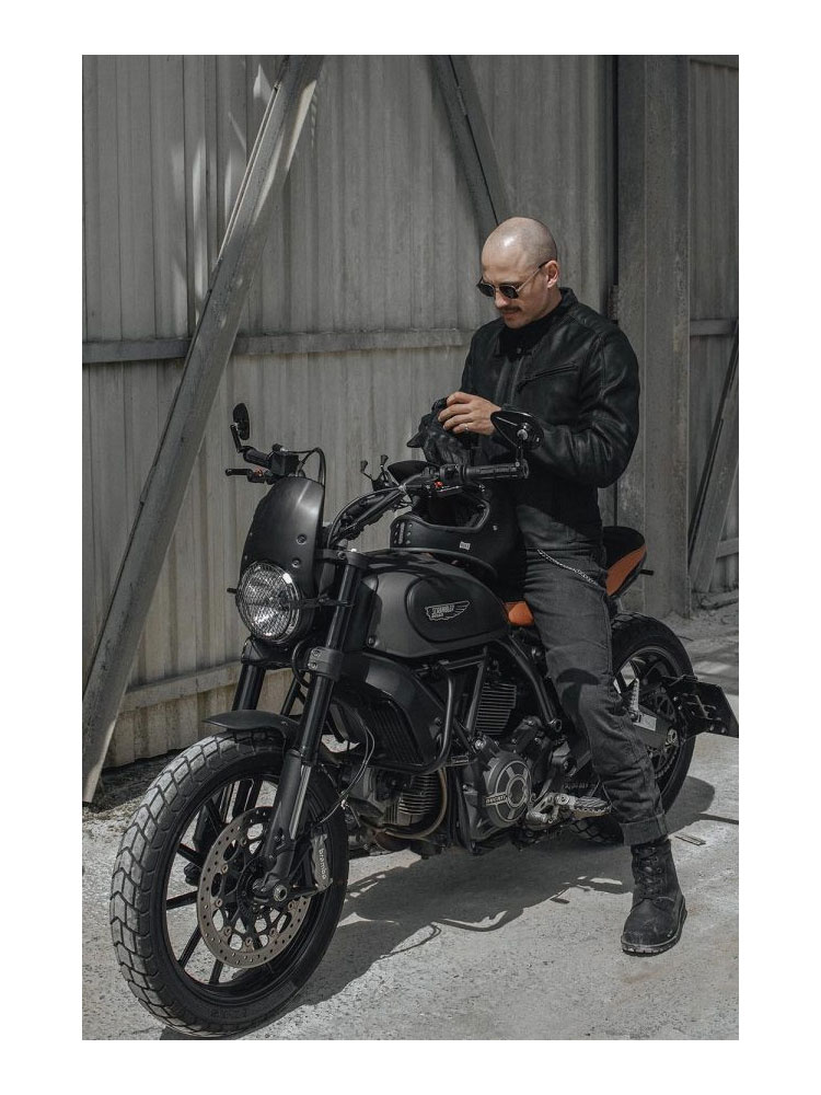 Jeansy motocyklowe Pando Moto Boss Dyn 01