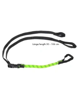 Paski mocujące Touratech Rokstraps Strap It czarno-zielone [dł. 30-106 cm]