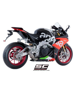 Tłumik SLIP-ON S1 low position SC-Project do Aprilia RSV4 RF/RR 2018