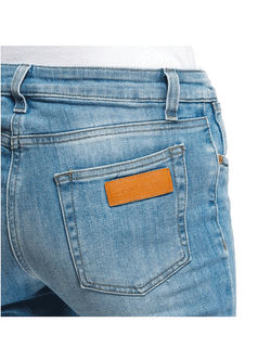 Jeansy motocyklowe damskie Dainese Denim Stone Slim Tex niebieskie