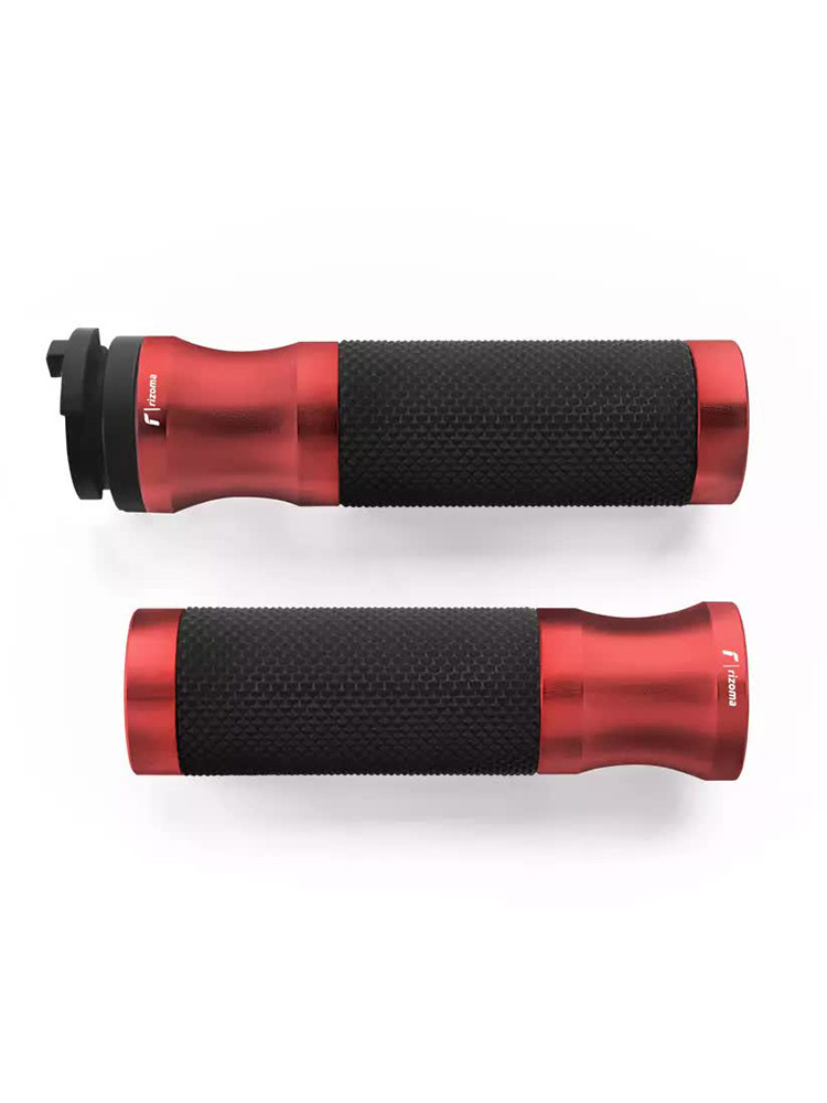 Manetki motocyklowe Rizoma Sport (Ø 22 mm) czerwono-czarne