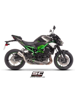 Tłumik motocyklowy SC-Project CR-T Kawasaki Z900 (25-) tytanowy [z osłoną termiczną]