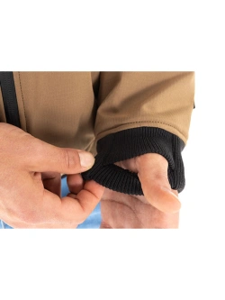 Softshell motocyklowy John Doe XTM V3 brązowo-czarny