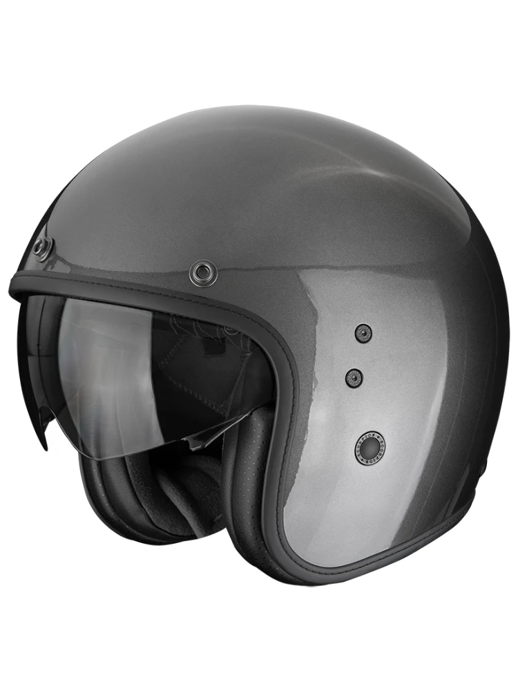Kask otwarty Scorpion Belfast Evo Solid szary połysk