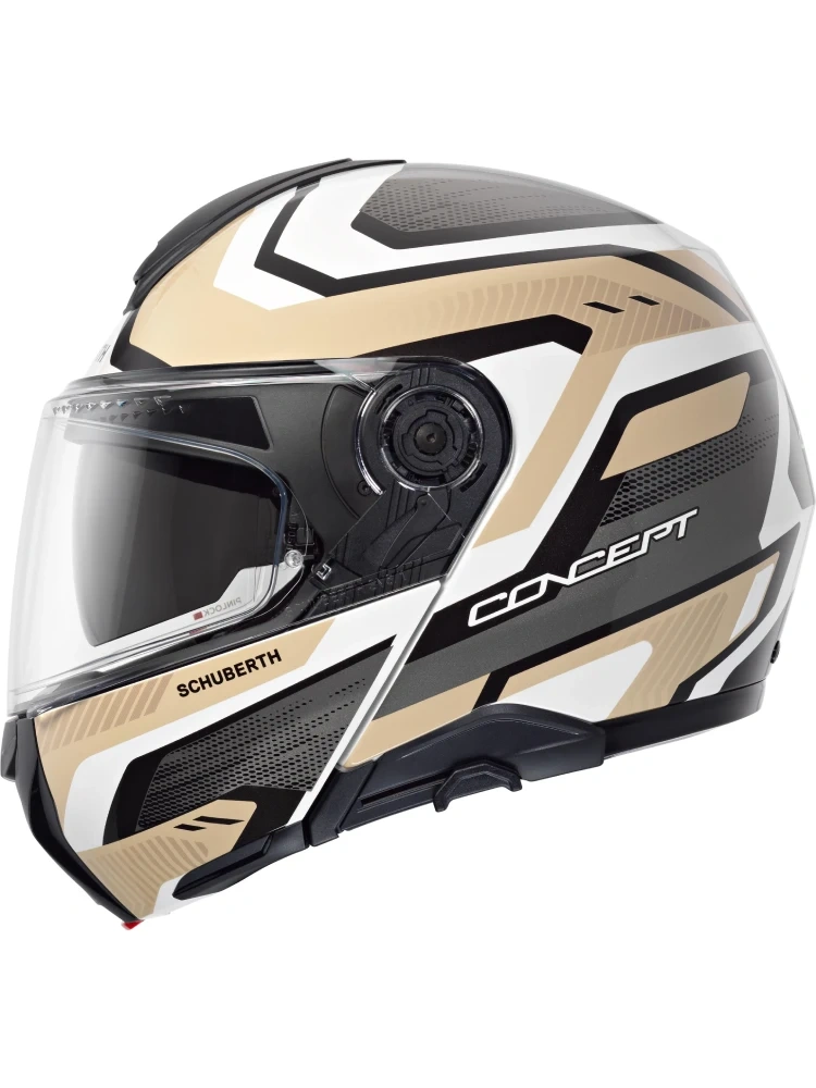 Kask szczękowy Schuberth Concept Kinetic brązowo-biało-szary
