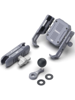 Uchwyt na telefon Outplorer P100-B regulowany z poduszką antywstrząsową [mocowany na lusterko]