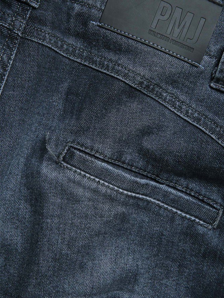 Jeansy motocyklowe PMJ Dakar niebieskie