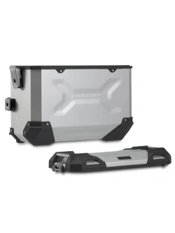 Zestaw: kufry boczne TRAX ADV + stelaże PRO SW-Motech Honda X-ADV 750 RH21 (24-) srebrne [poj.: 2 x 45 L]
