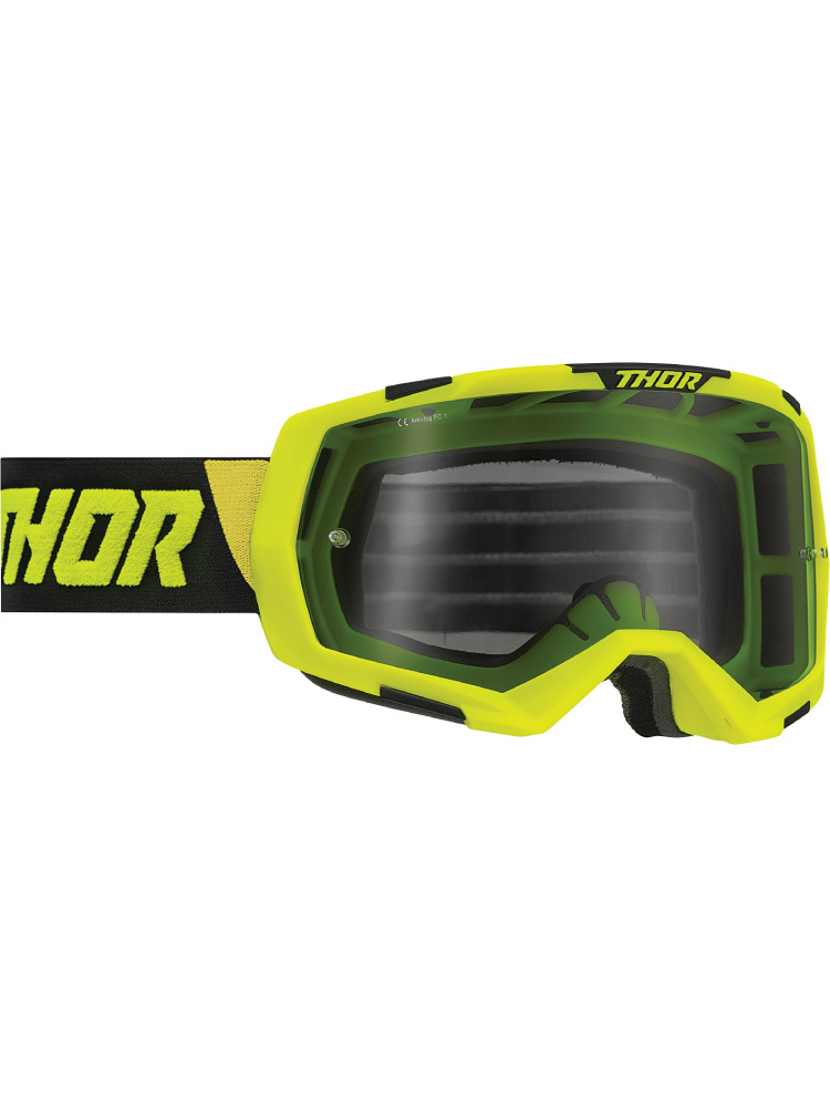 Gogle motocyklowe Thor Regiment żółto-czarne