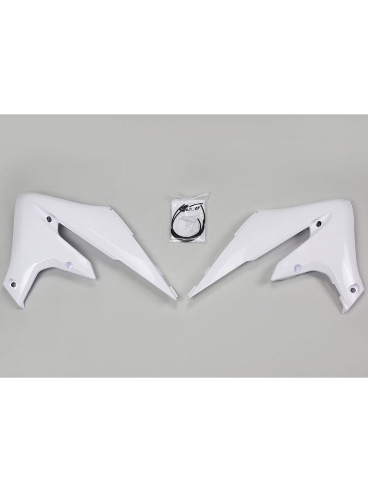 Osłony chłodnicy UFO do Yamaha YZF 250 (19-) / WRF 450 (19-22), WRF 250 (20-), YZF 450 (18-) białe