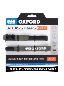 Pasy mocujące bagaż Oxford Atlas B-Clip 17 [mm] x 2 [M] khaki