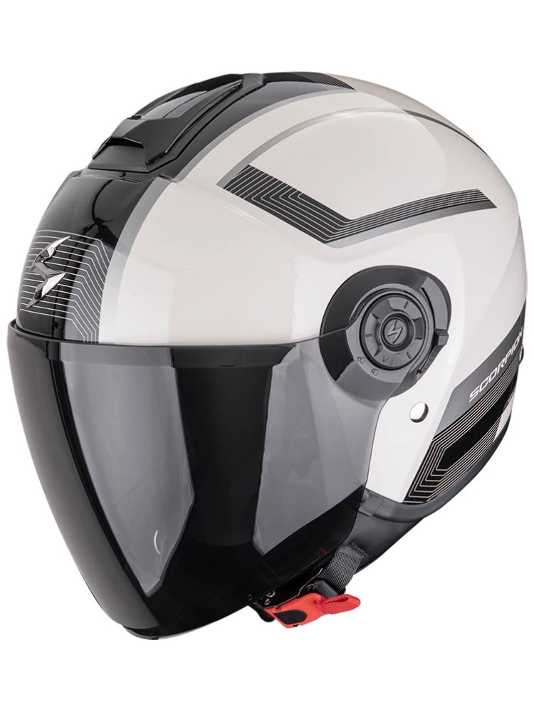 Kask otwarty Scorpion Exo-City II Cosmos beżowo-czarny