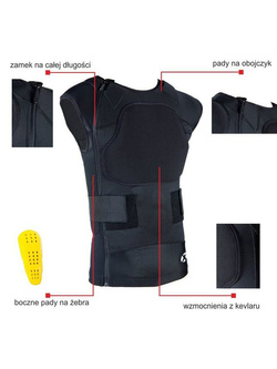 Kamizelka z ochraniaczami X-Factor Lite [poziom ochrony: CE level 2]