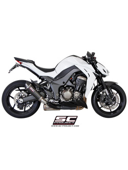 Tłumiki stożkowe Carbon Slip-on SC-Project do Kawasaki Z1000 [14-16]