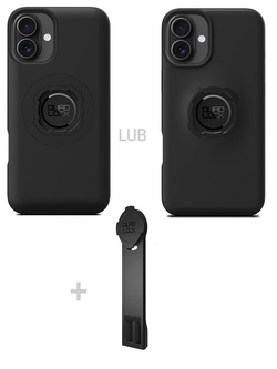 Zestaw: etui na telefon iPhone 16 Plus + adapter do statywu Quad Lock