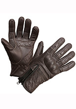 Rękawice motocyklowe Modeka Parkar brązowe