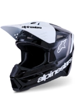 Kask enduro Alpinestars SM3 Radium czarno-szaro-biały