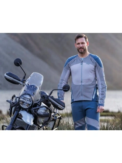 Koszula z ochraniaczami Knox Urbane Pro Move niebiesko-szara