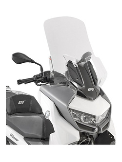 Szyba do skutera GIVI BMW C 400 GT (19-24) przezroczysta [mocowanie w zestawie]