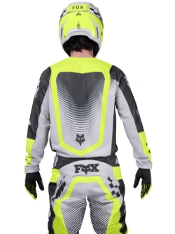 Bluza enduro Fox 180 Collect czarno-szaro-żółta
