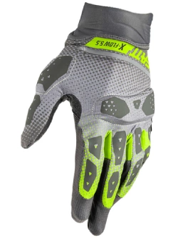 Rękawice cross Leatt X-Flow Short Hi-Viz szare-fluo