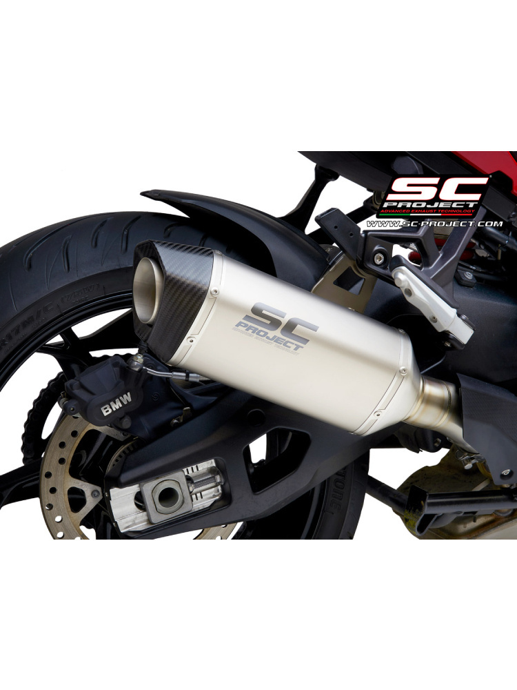 Tłumik motocyklowy SC-Project SC1-S BMW S 1000 XR (20-23) tytan