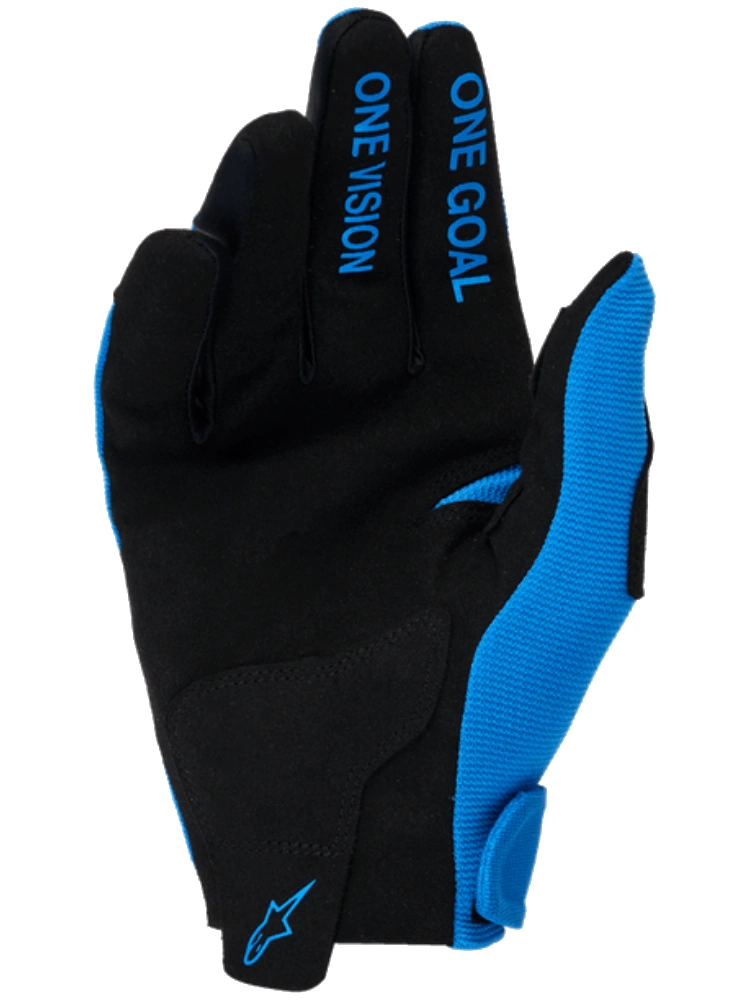 Rękawice cross dziecięce Alpinestars MX Radar niebiesko-czarne