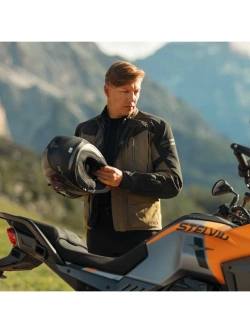 Kurtka motocyklowa tekstylna Modeka Paneo LT brązowo-czarnaa