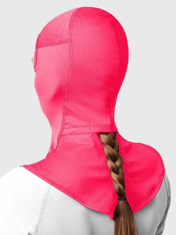 Kominiarka motocyklowa termoaktywna Redline Outlast 2.0 z miejscem na kucyk różowa