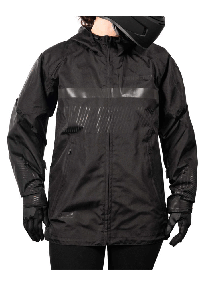 Kurtka motocyklowa damska tekstylna Icon PDX3 czarna