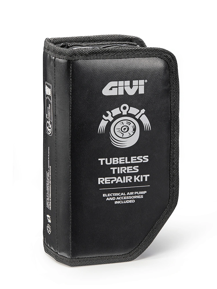 Zestaw naprawczy opon GIVI S451 z kompresorem zasilanym akumulatorem