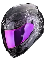 Kask integralny Scorpion Exo-491 Dream czarno-fioletowy