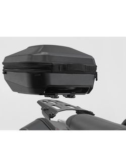 Zestaw: kufer centralny plastikowy Urban ABS + stelaż Sw-Motech Triumph Tiger 1050 Sport (13-) [pojemność 16-29 L]