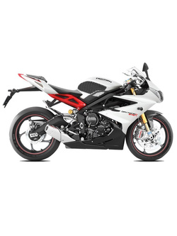 Pady boczne Icon na zbiornik Stompgrip do Triumph Daytona 675 (13-18), Daytona Moto 2 (19-20), Street Triple (14-17) hybrydowe
