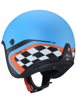 Kask otwarty Caberg Freeride X Daytona niebiesko-pomarańczowy