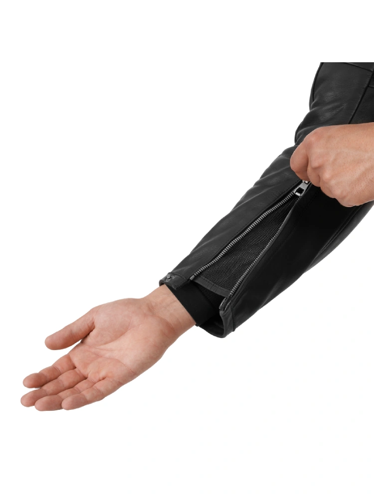 Kurtka motocyklowa skórzana Shima Hunter 3.0 czarna