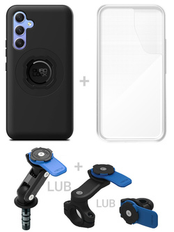 Zestaw na motocykl: etui MAG na telefon Samsung Galaxy A54 (magnetyczne) + wodoodporny pokrowiec MAG + mocowanie