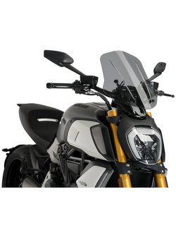 Owiewka PUIG Naked New Generation Ducati Diavel 1260/ S (19-23) mocno przyciemniana
