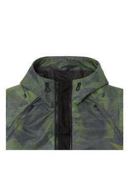 Kurtka motocyklowa tekstylna Icon Airform Battlescar zielona