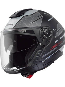 Kask otwarty Schuberth J2 Nova czarno-szary