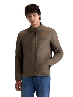 Kurtka motocyklowa tekstylna Alpinestars C-1 Waterproof brązowa