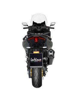 Pełny układ wydechowy LeoVince LV-12 Black Edition [Slip-On, Stainless Steel] do Yamaha T-Max 560/Tech Max [20-24]