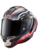 Kask integralny Alpinestars Supertech R10 Team czarno-czerwono-biały