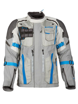 Kurtka motocyklowa tekstylna Klim Badlands Pro szaro-niebieska