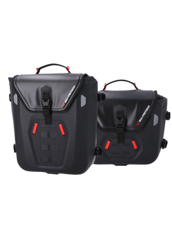 Sakwy wodoodporne SysBag WP M/S SW-MOTECH + stelaże SLC BMW R 1200 R (14-18)/ R 1250 R (18-25)/ RS (18-) [pojemność: 17-23L / 12-16L]